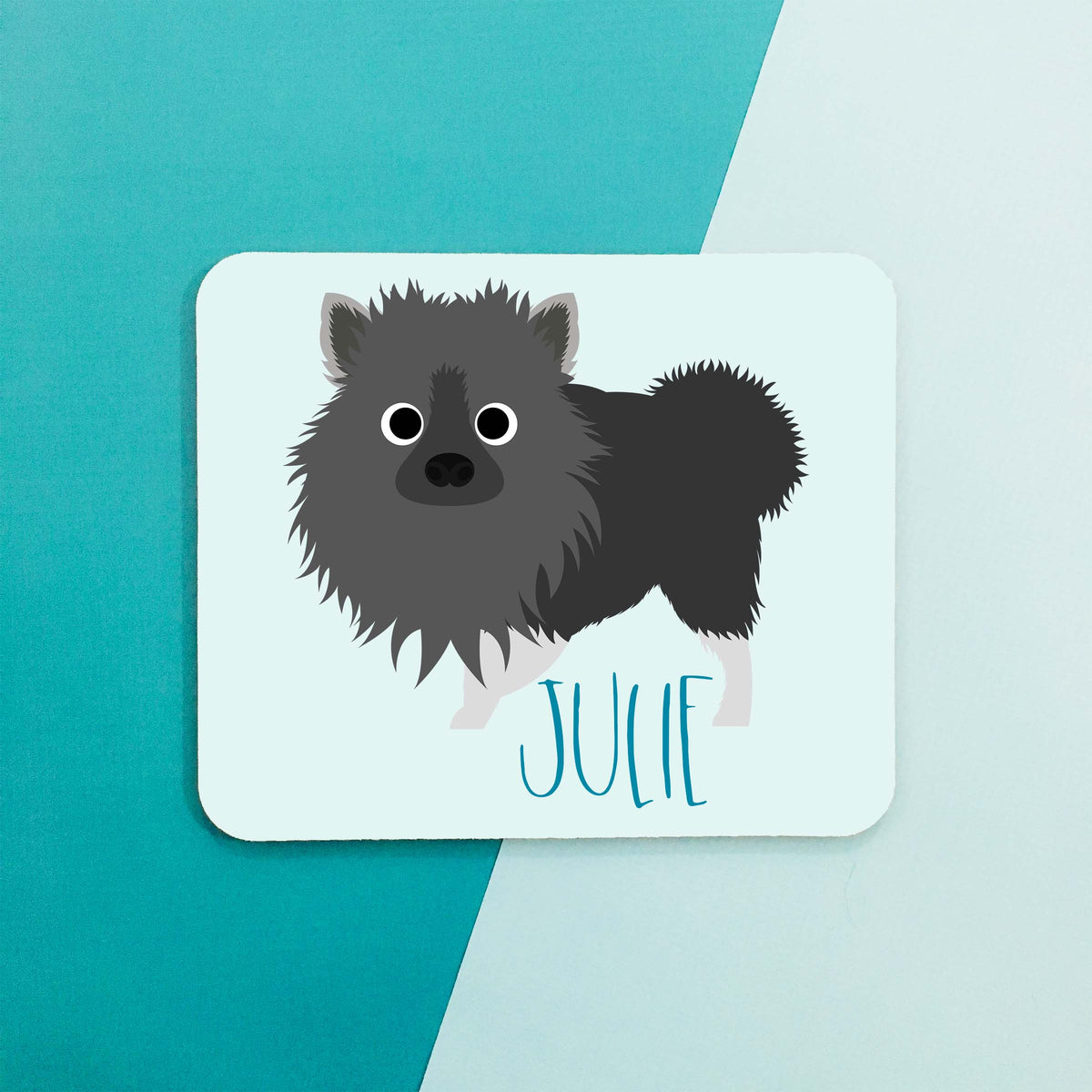 Keeshound Mouse Pad - The Dapper Paw