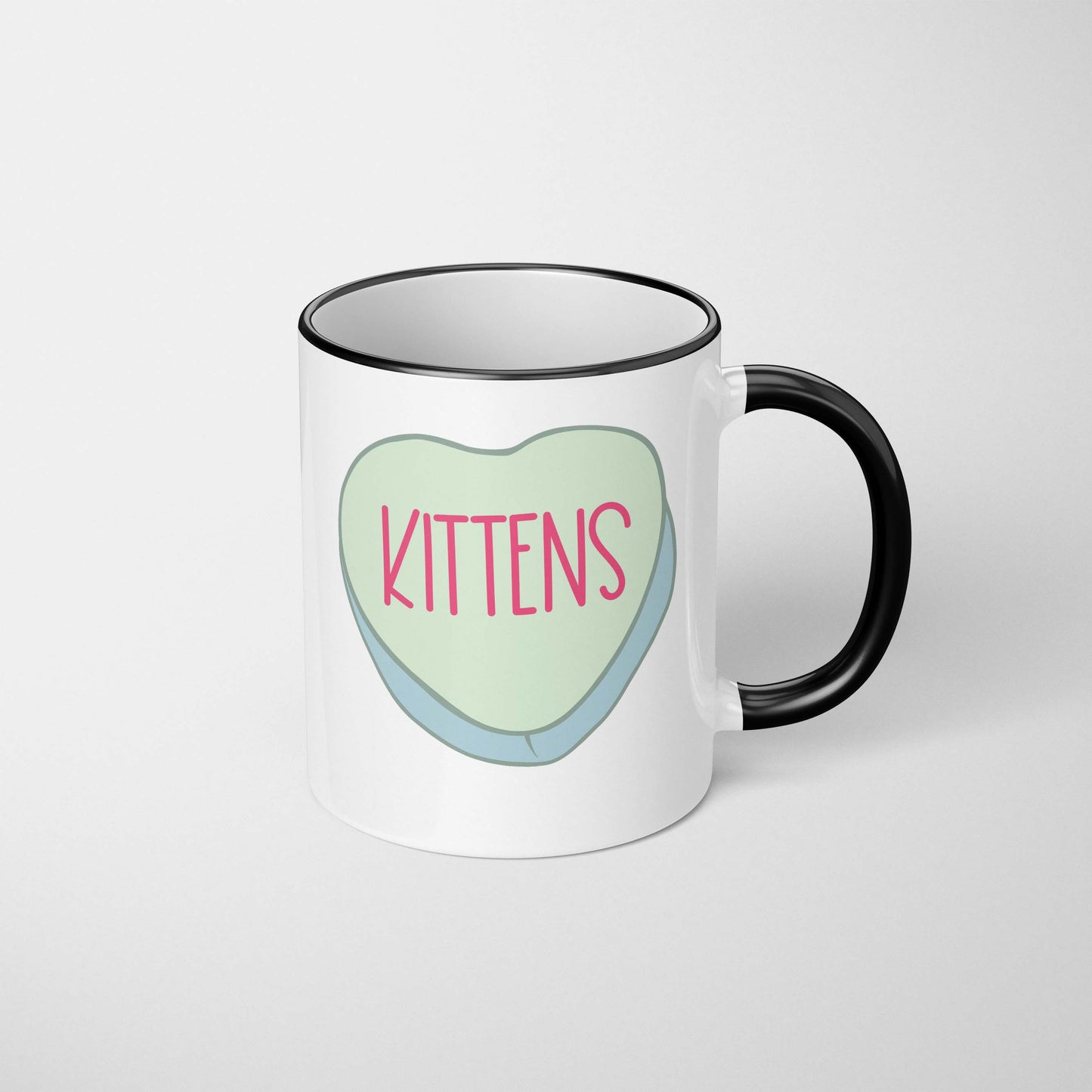 KITTENS Heart Mug