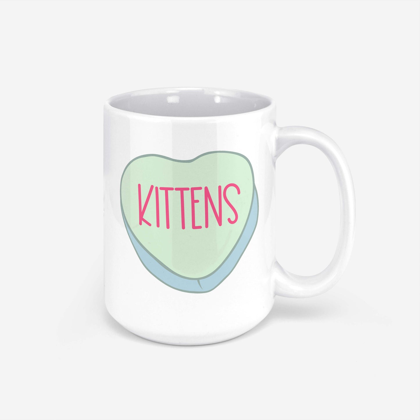 KITTENS Heart Mug