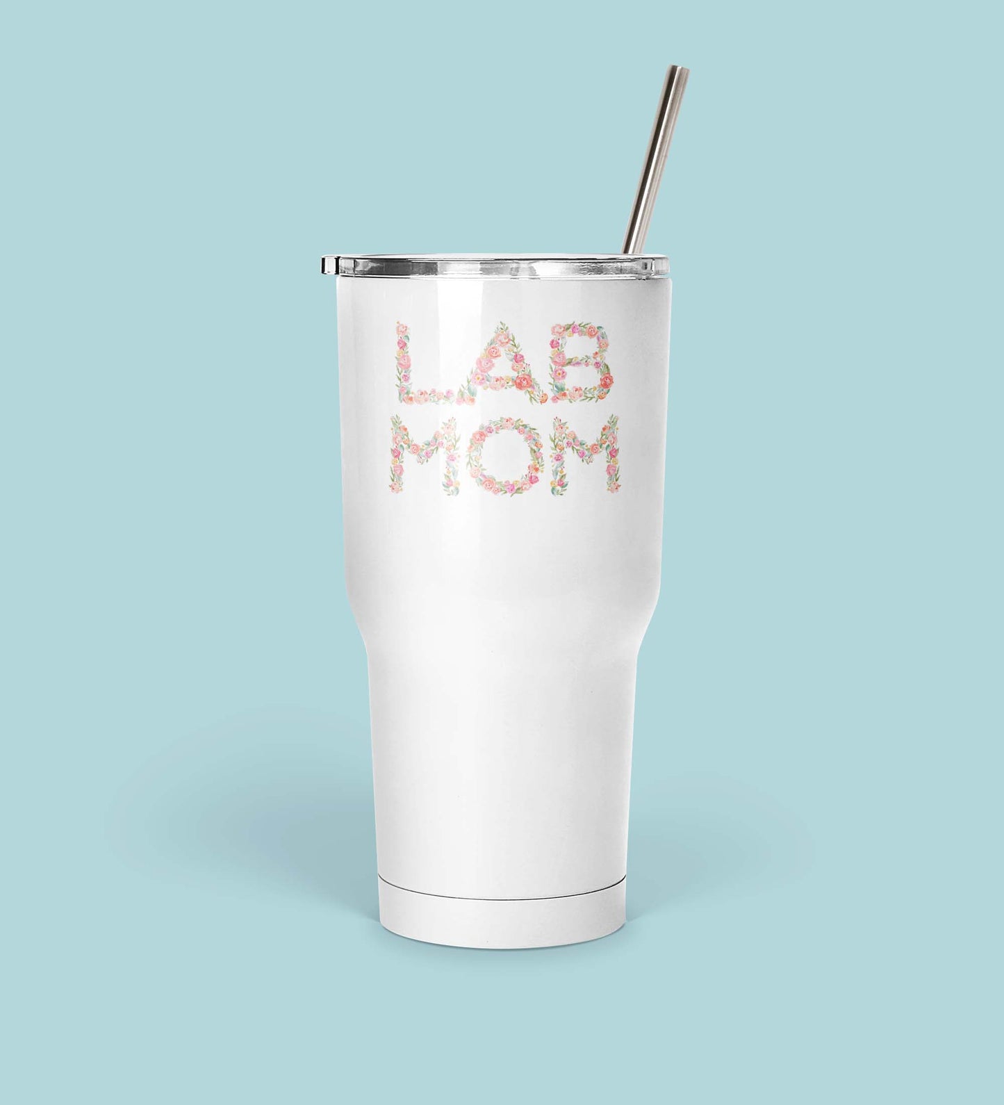 Lab Mom Floral Mug - The Dapper Paw