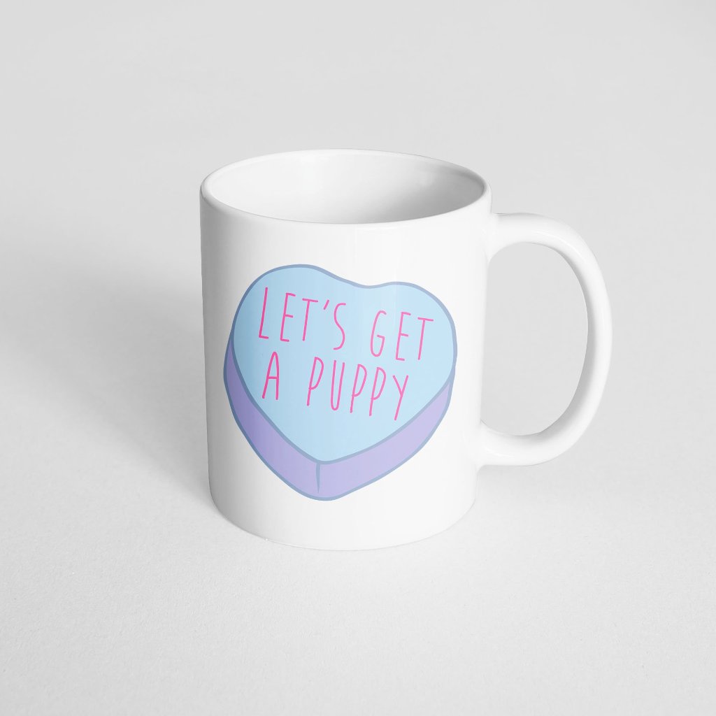 Let's Get A Puppy Coffee Mug - The Dapper Paw