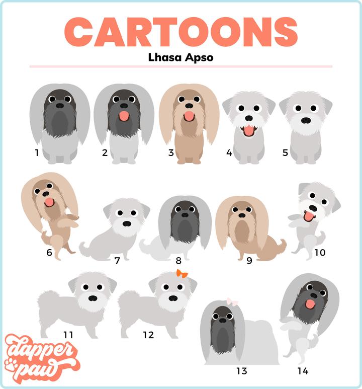 Lhasa Apso Mouse Pad - The Dapper Paw