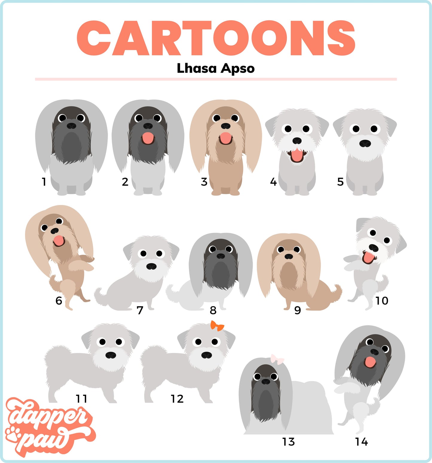 Lhasa Apso Mug - The Dapper Paw