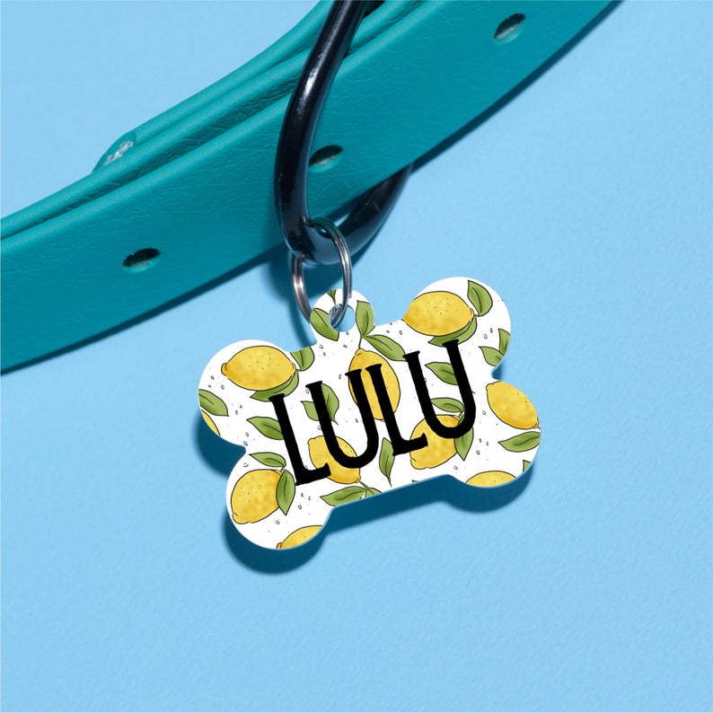 LuLu Lemon Pet ID Tag - The Dapper Paw
