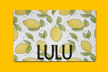 LuLu Lemon Placemat - The Dapper Paw