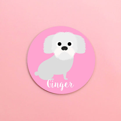 Maltese Mouse Pad - The Dapper Paw