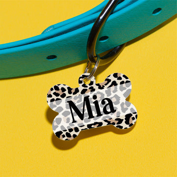 Mia Cheetah Pet ID Tag - The Dapper Paw
