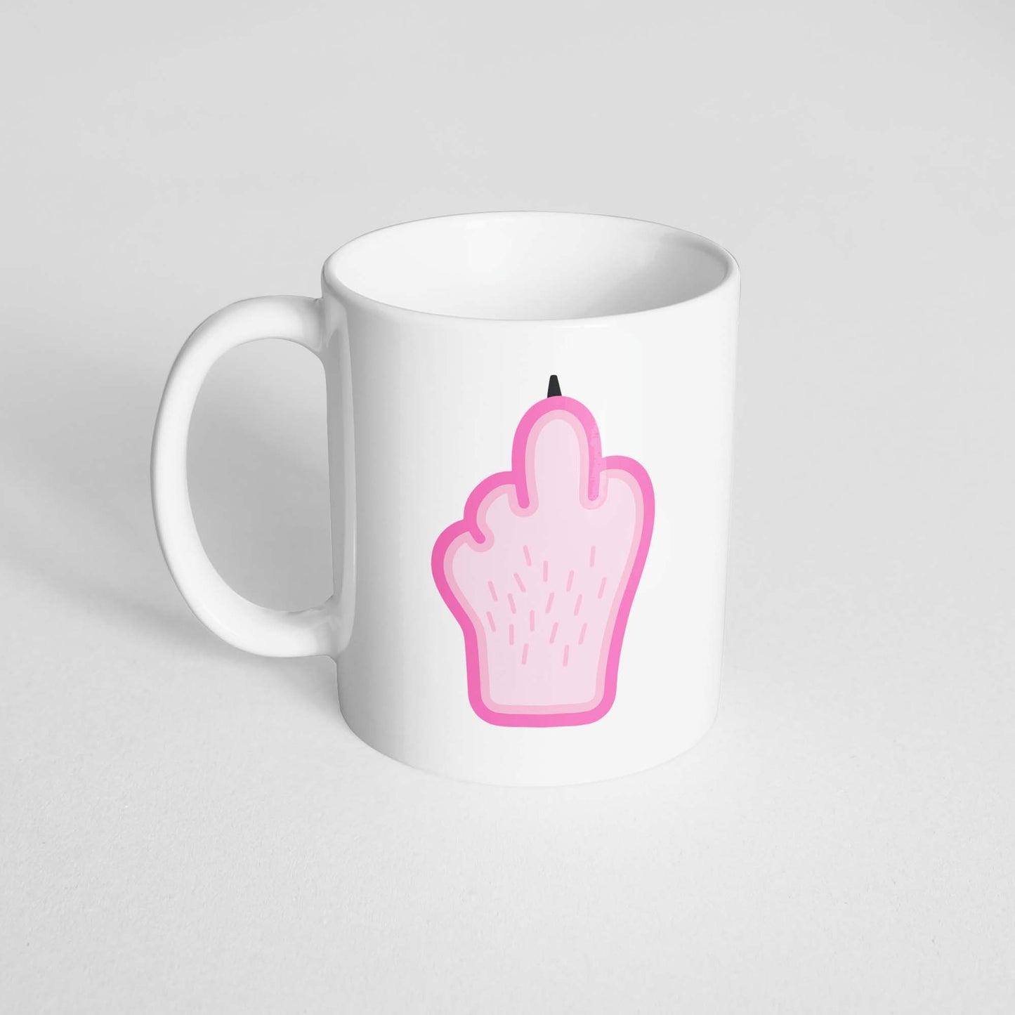 Middle Finger (Pink) Mug