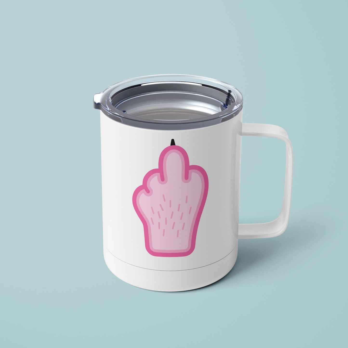 Middle Finger (Pink) Mug