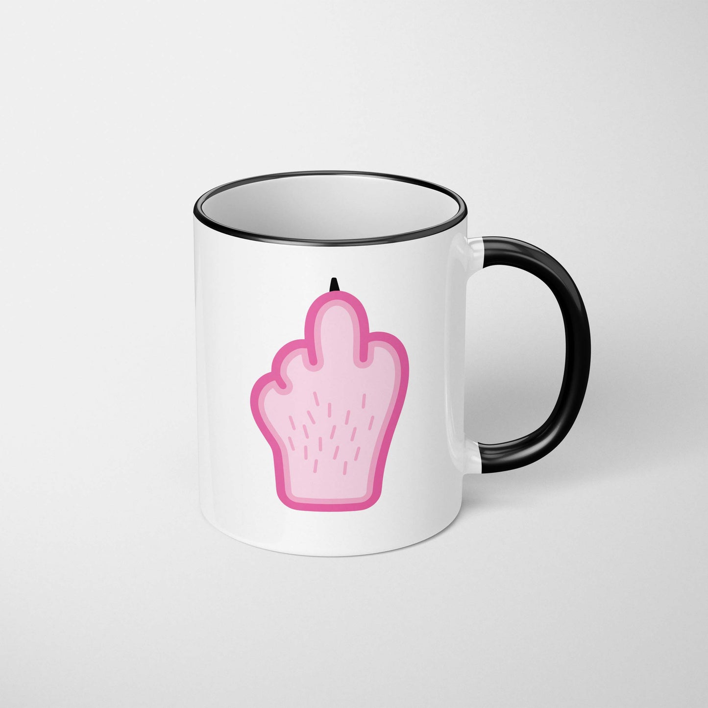 Middle Finger (Pink) Mug