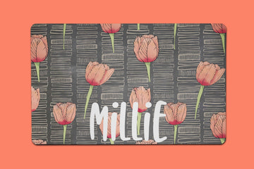 Millie Tulips Placemat - The Dapper Paw