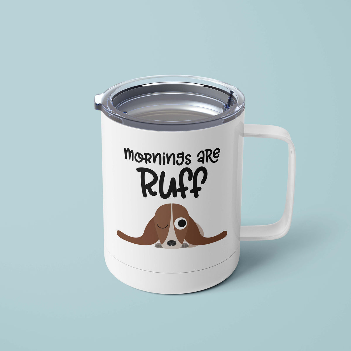 Mornings are Ruff Mug - The Dapper Paw