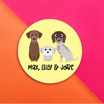 Multiple Pet Mouse Pad - The Dapper Paw