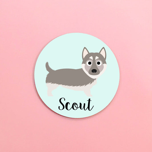 Norwegian Elkhound Mouse Pad - The Dapper Paw