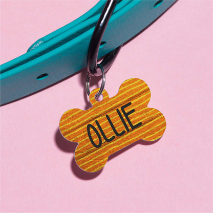 Ollie's Stripes Pet ID Tag