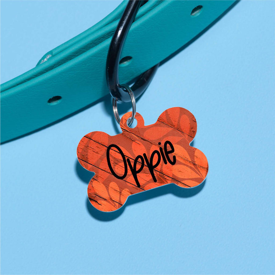 Oppie's Leaves Pet ID Tag