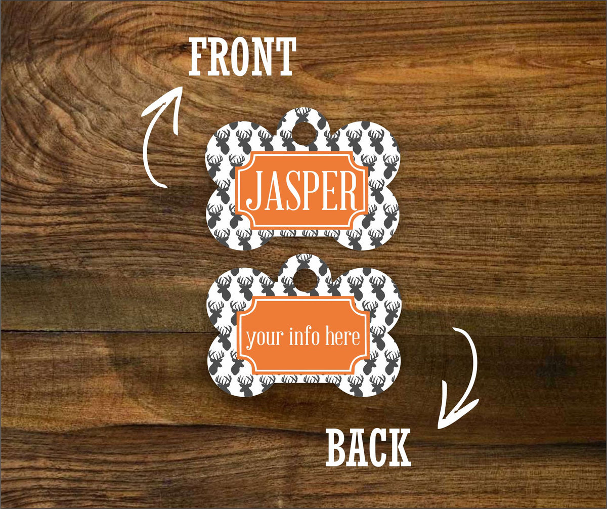 Deer Head Pet ID Tag - The Dapper Paw