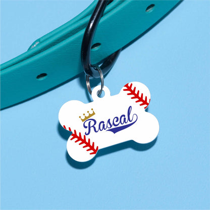 Baseball Pet ID Tag - The Dapper Paw