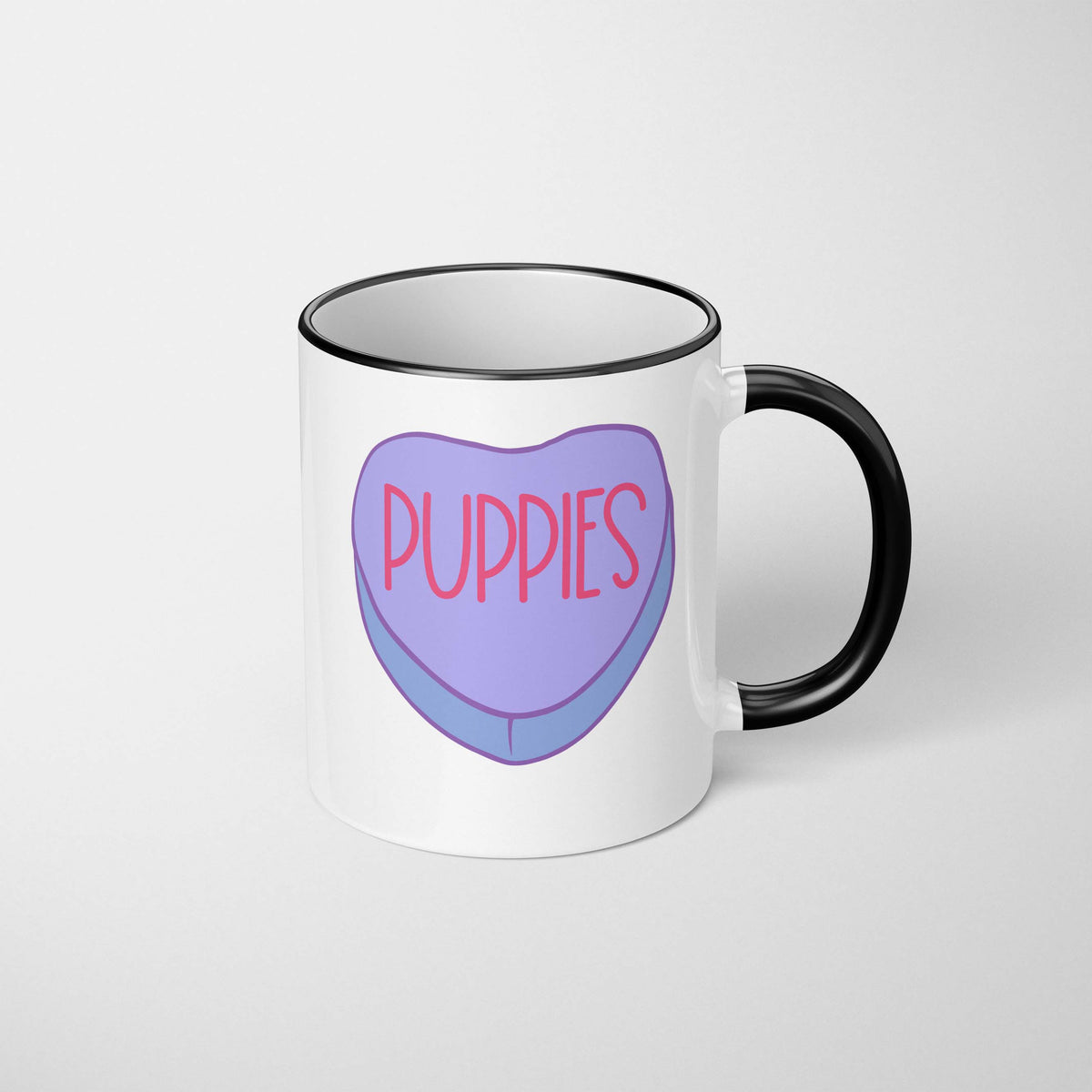 PUPPIES Heart Mug - The Dapper Paw