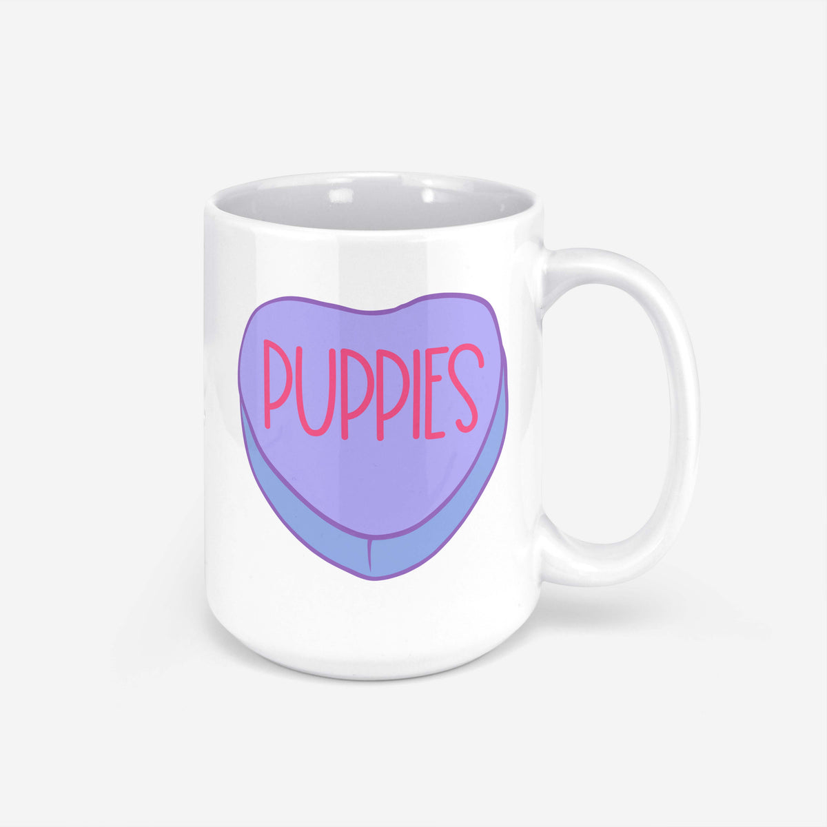 PUPPIES Heart Mug - The Dapper Paw