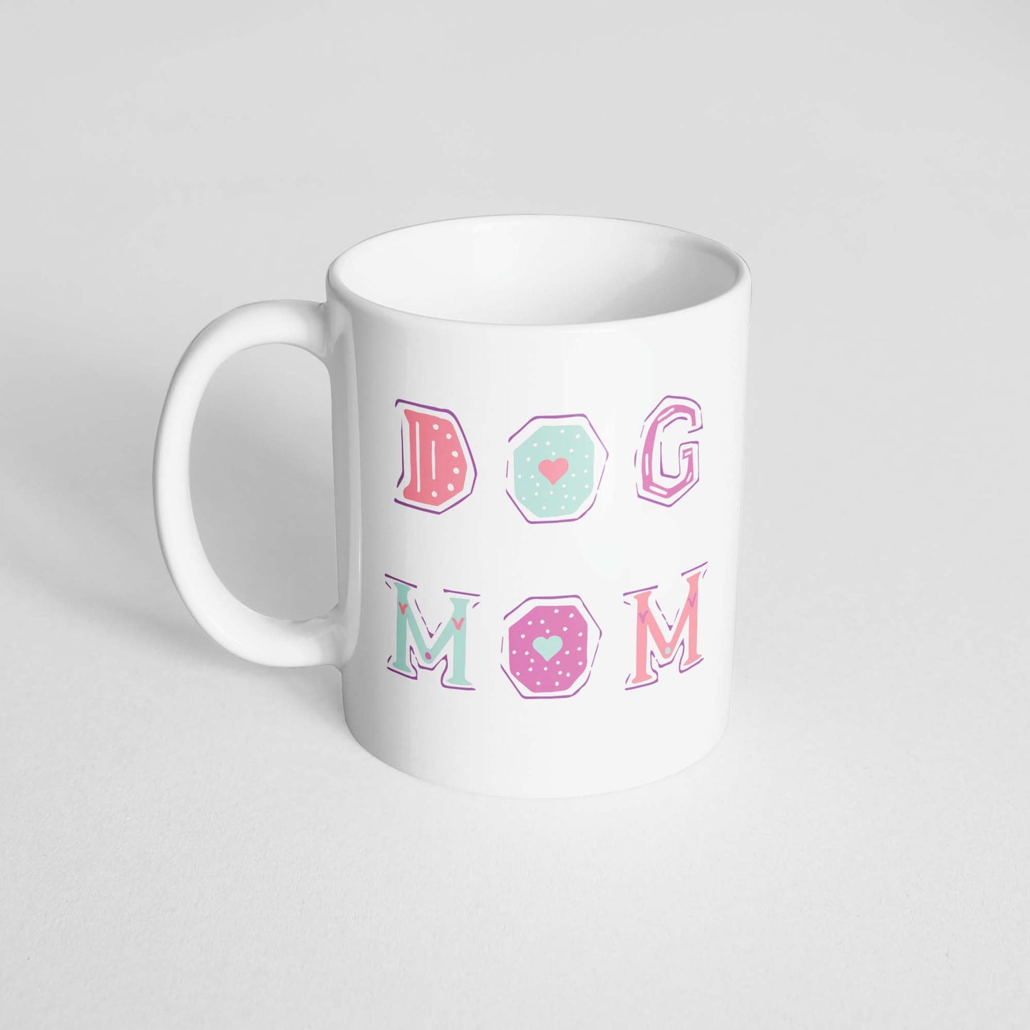 Patchwork Dog Mom Mug