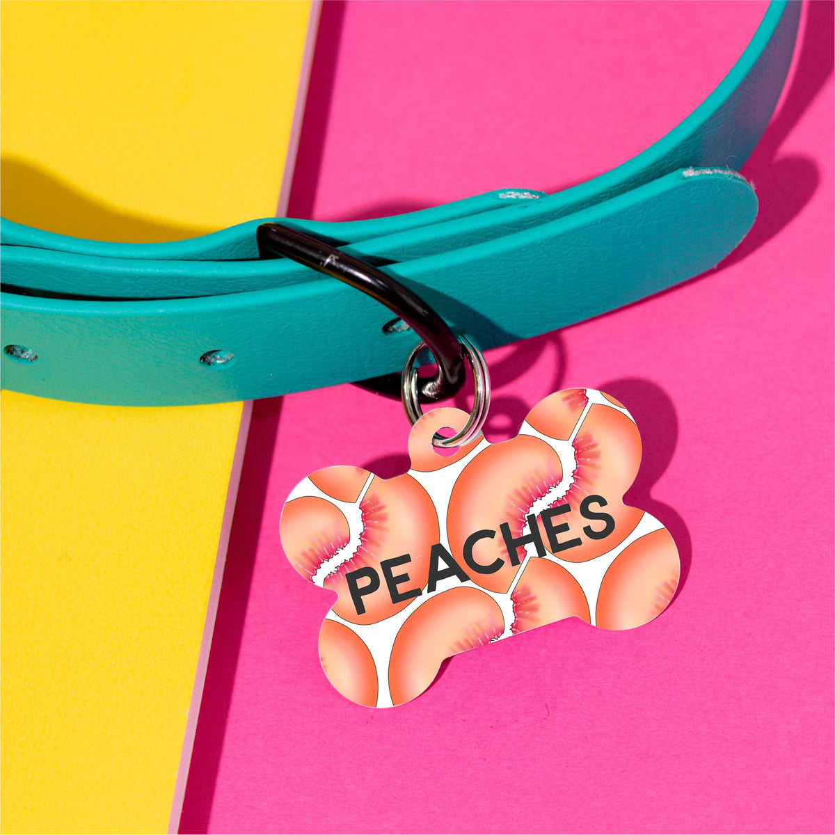 Peaches Pet ID Tag - The Dapper Paw