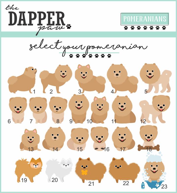 Pomeranian Mouse Pad - The Dapper Paw