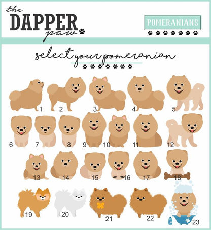Pomeranian Mouse Pad - The Dapper Paw