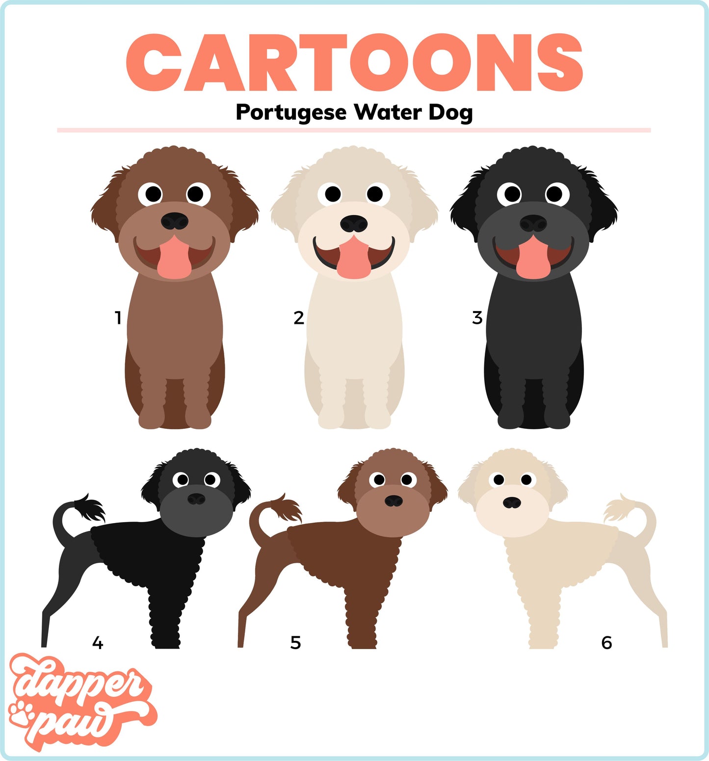 In Memory Of - Single Pet Cartoon Ornament - The Dapper Paw