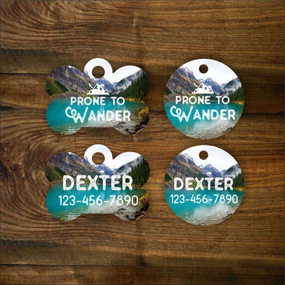 Prone to Wander Pet ID Tag - The Dapper Paw