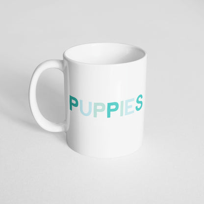Puppies (Blue) Mug - The Dapper Paw