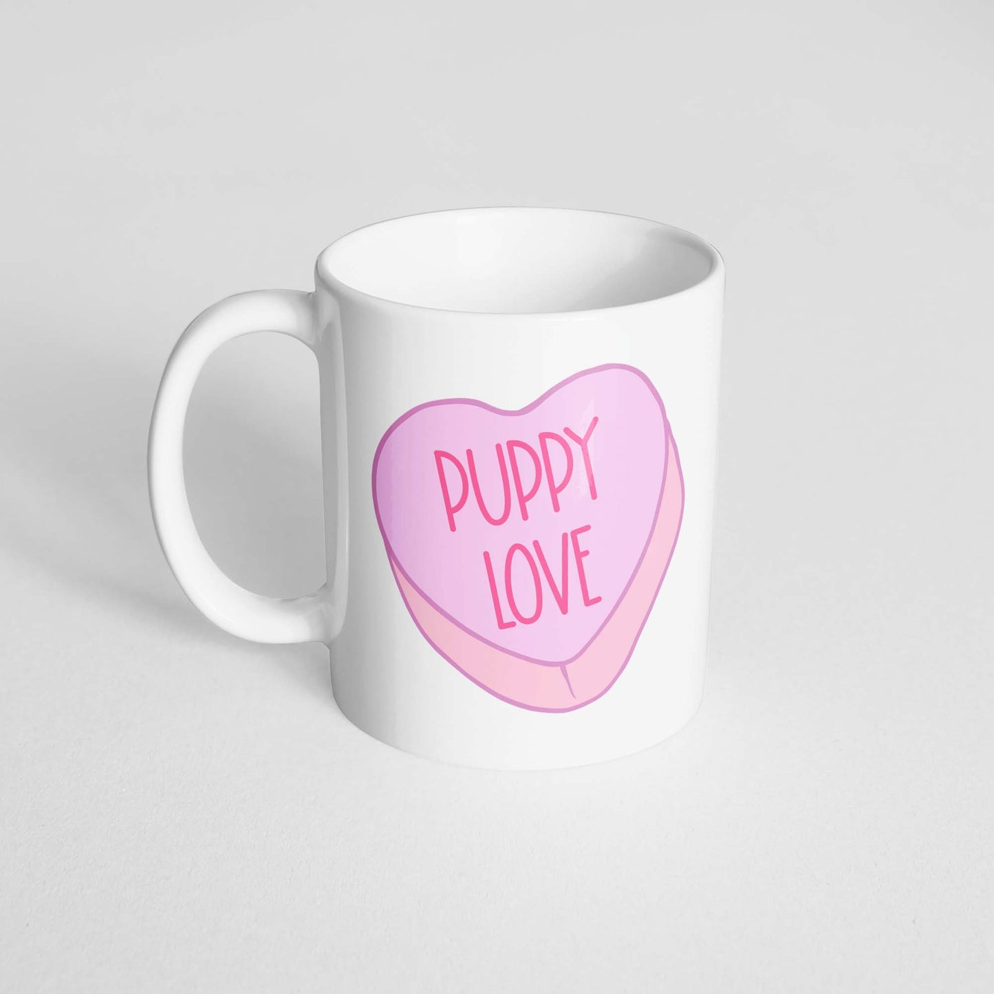 Puppy Love Heart Mug