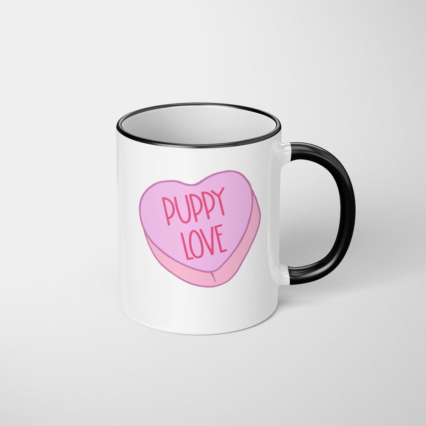 Puppy Love Heart Mug