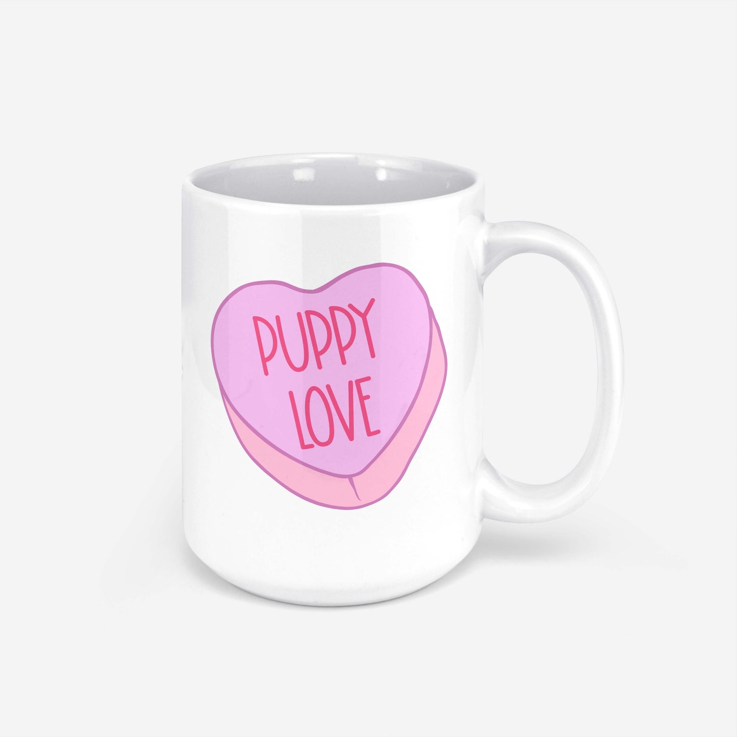 Puppy Love Heart Mug