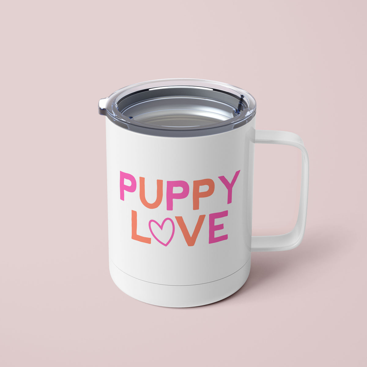 Puppy Love (Pink) Mug - The Dapper Paw