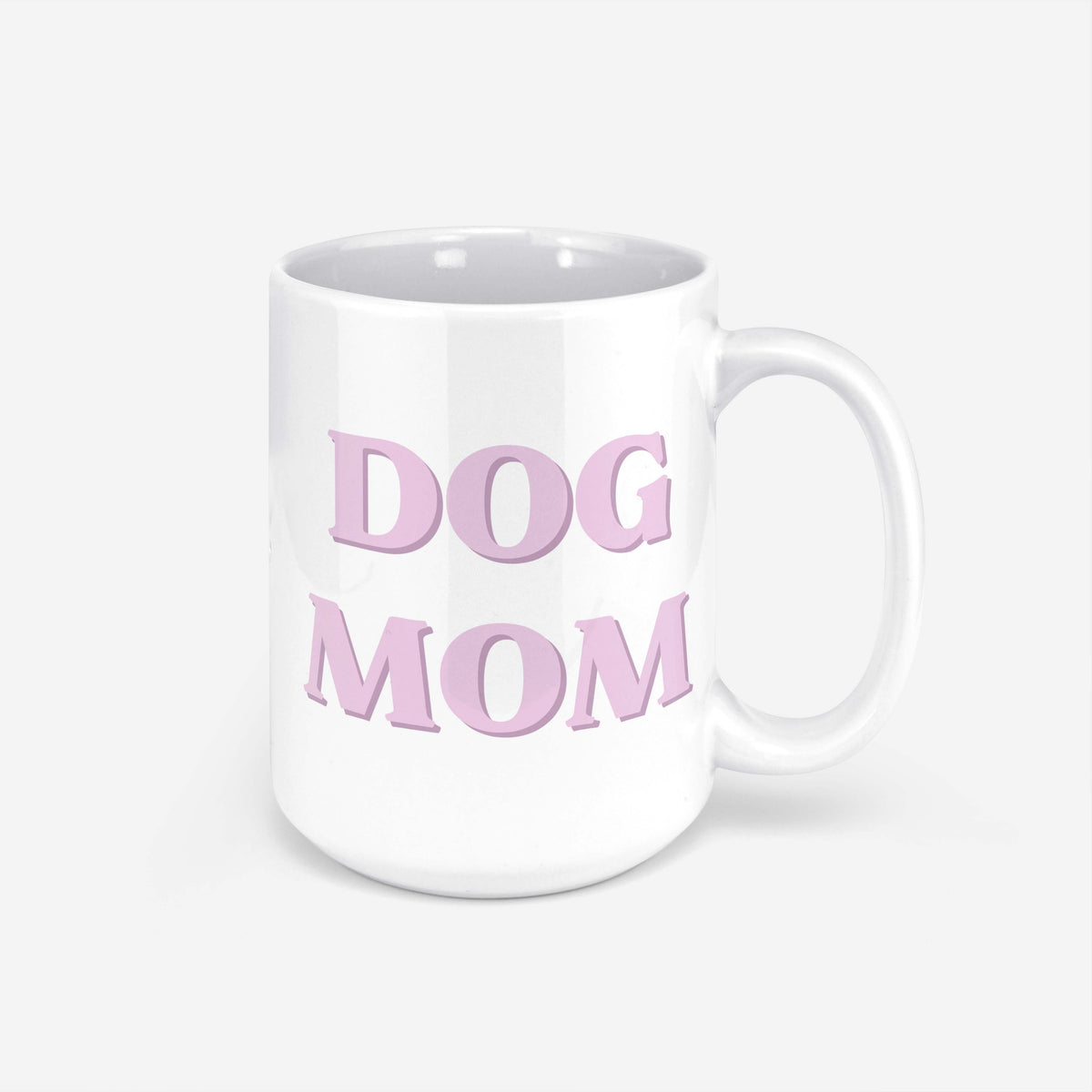 Purple Layered Dog Mom Mug