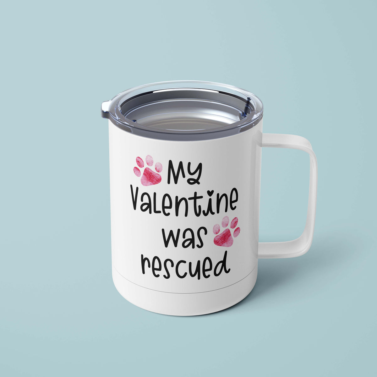My Valentine was Rescued Mug