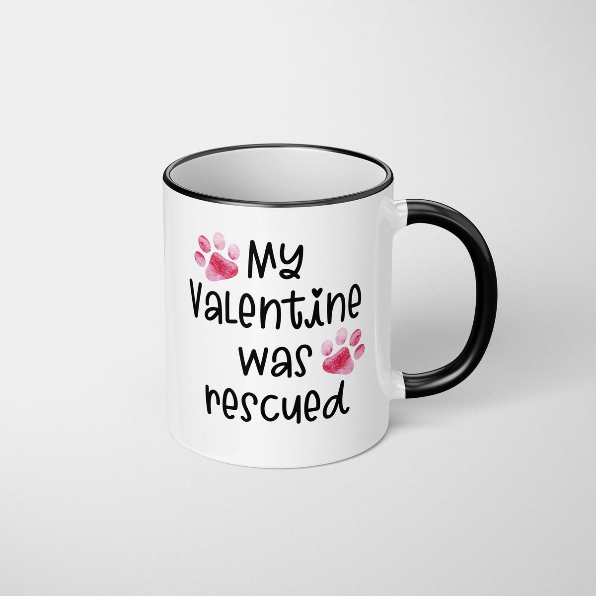 My Valentine was Rescued Mug