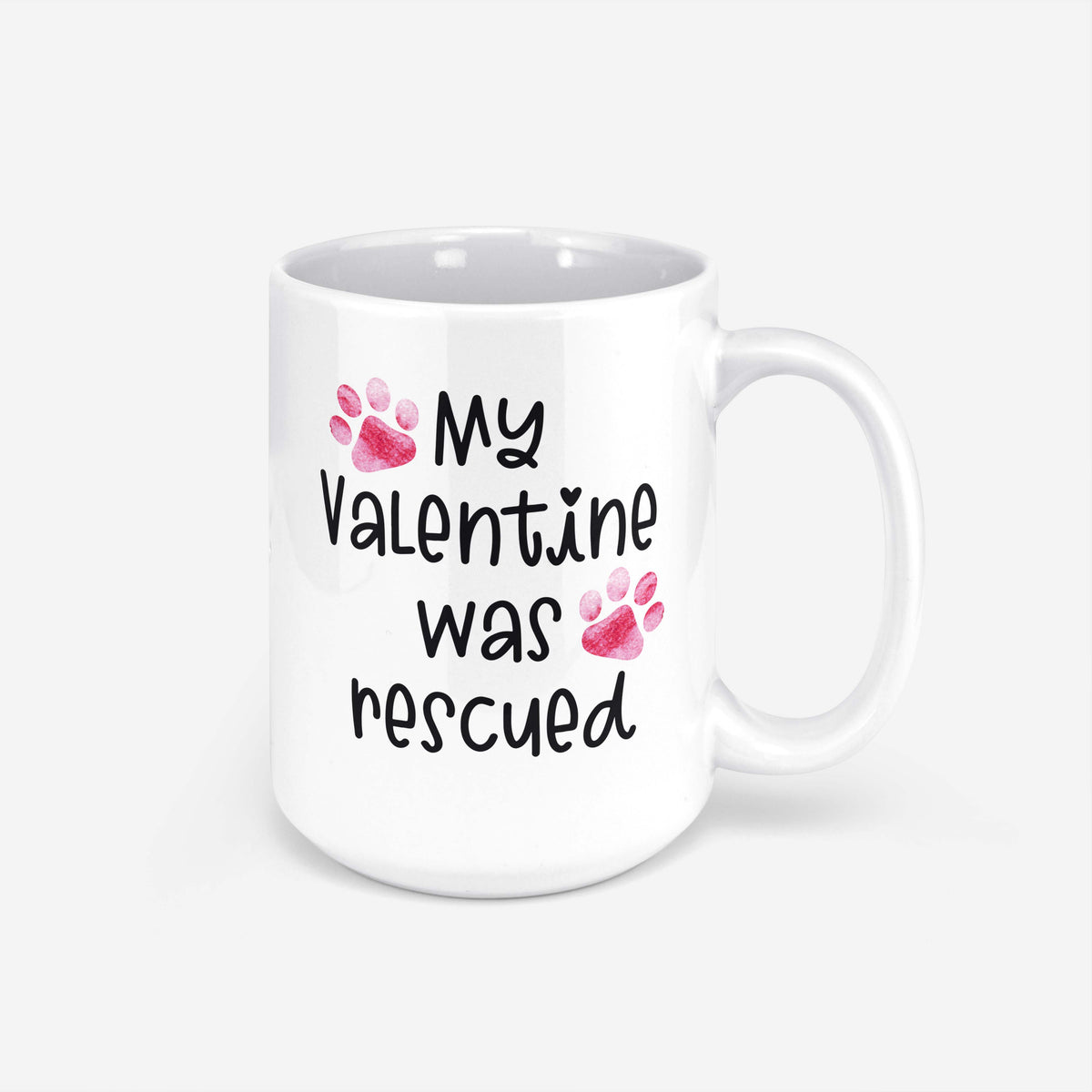 My Valentine was Rescued Mug