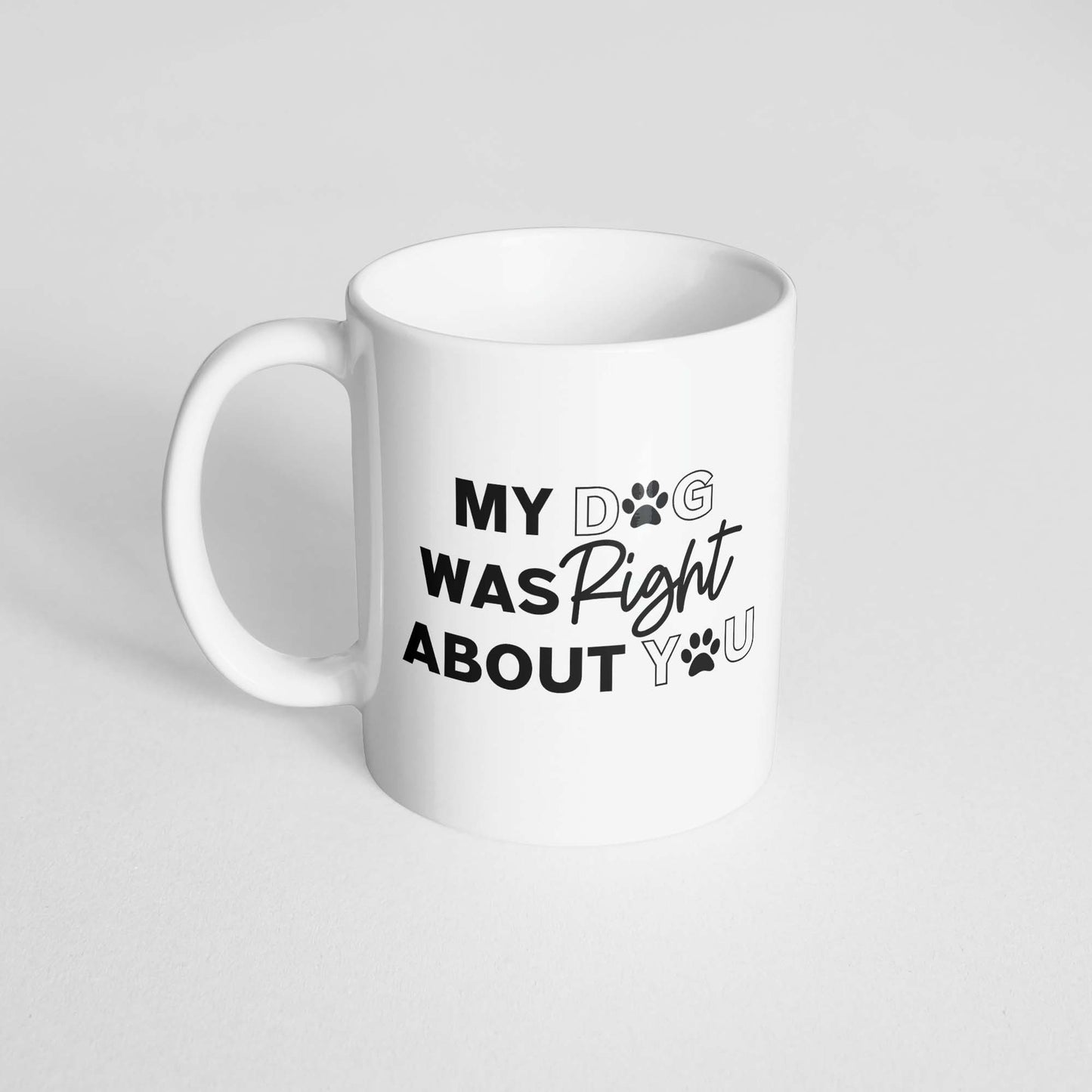 My Dog Was Right Mug