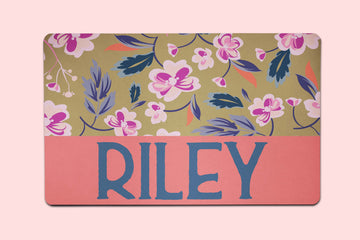Riley Floral Placemat - The Dapper Paw