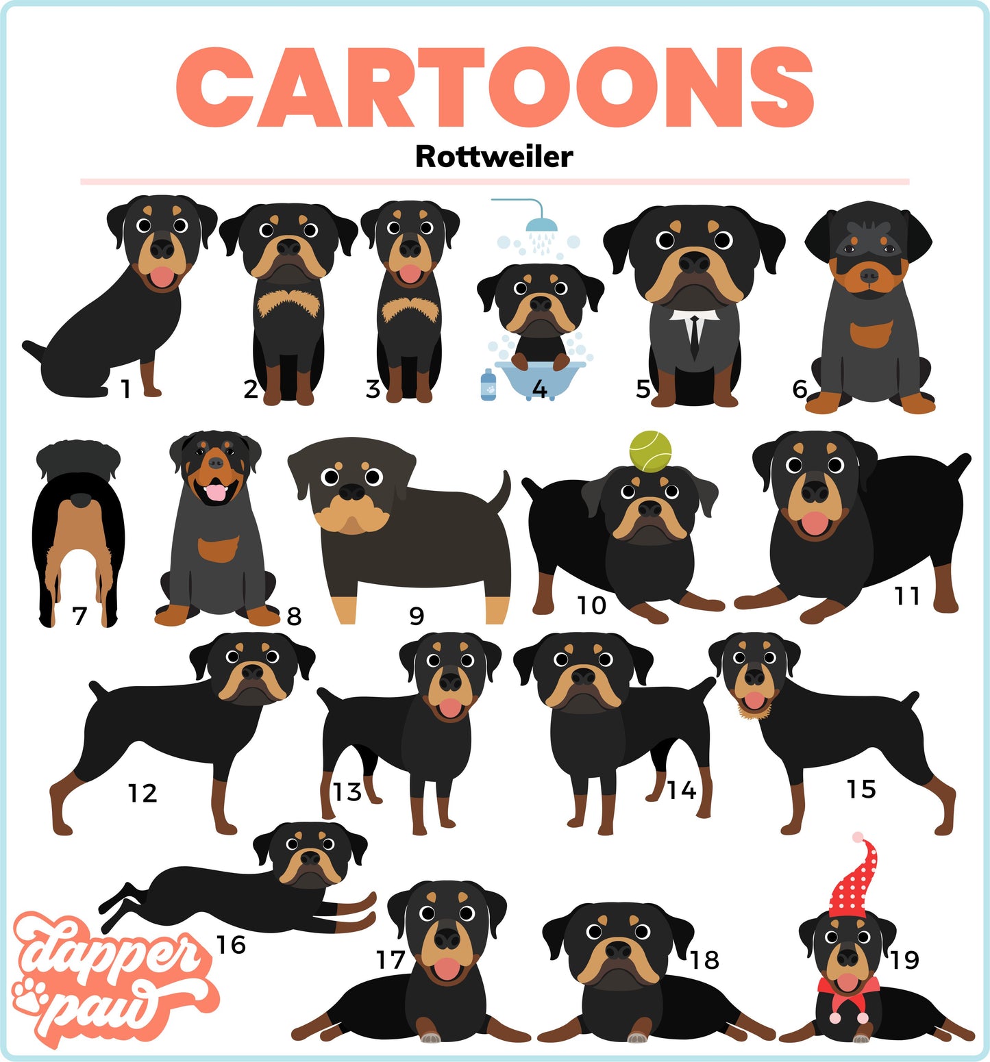 Rottweiler Mug - The Dapper Paw