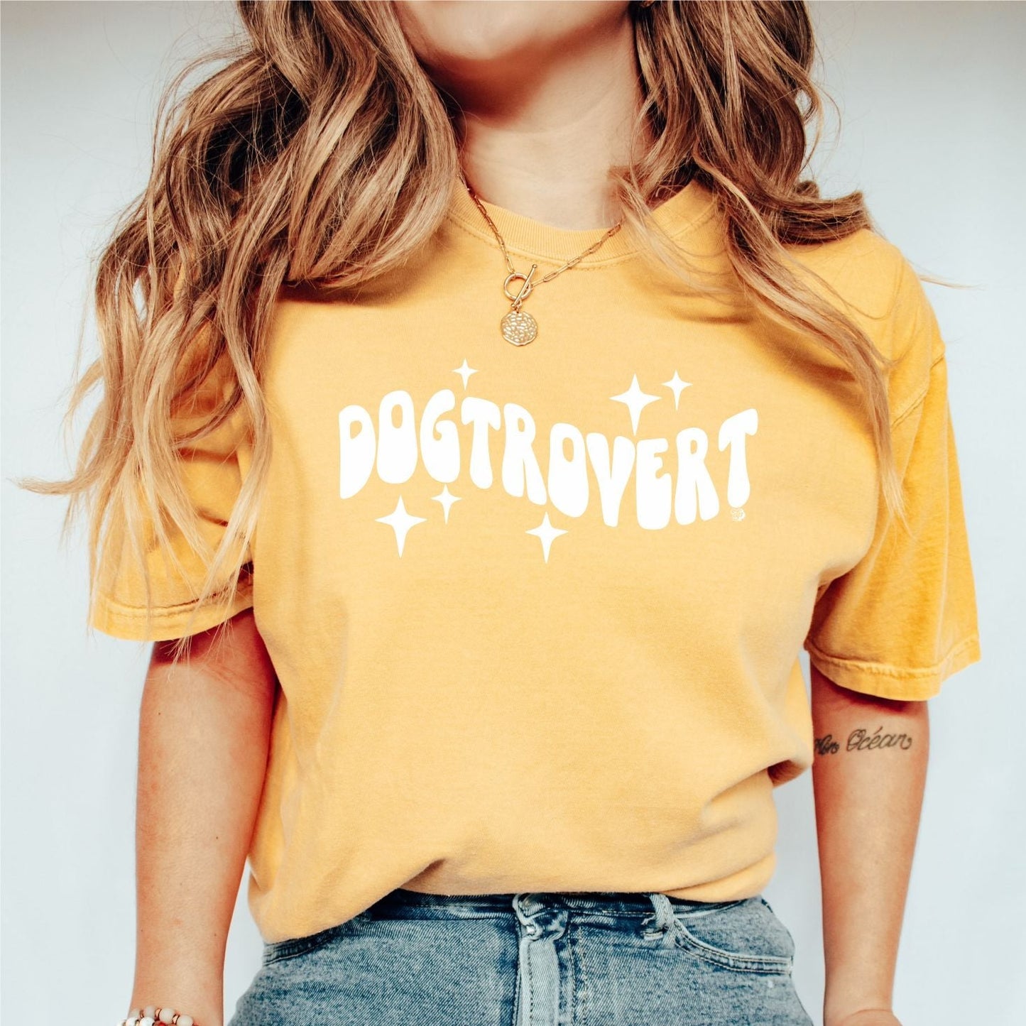 Dogtrovert Retro Wave Tee | DP1016
