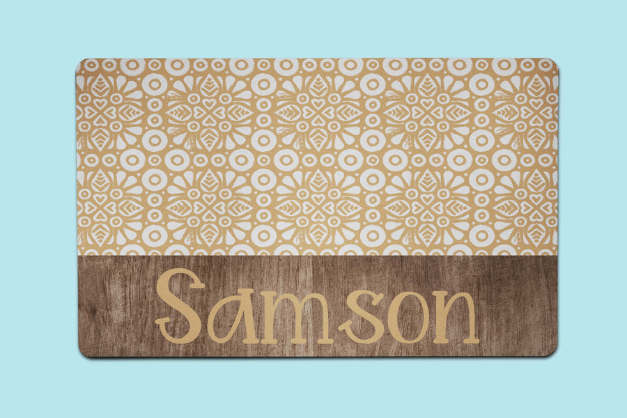 Samson Tile Placemat - The Dapper Paw