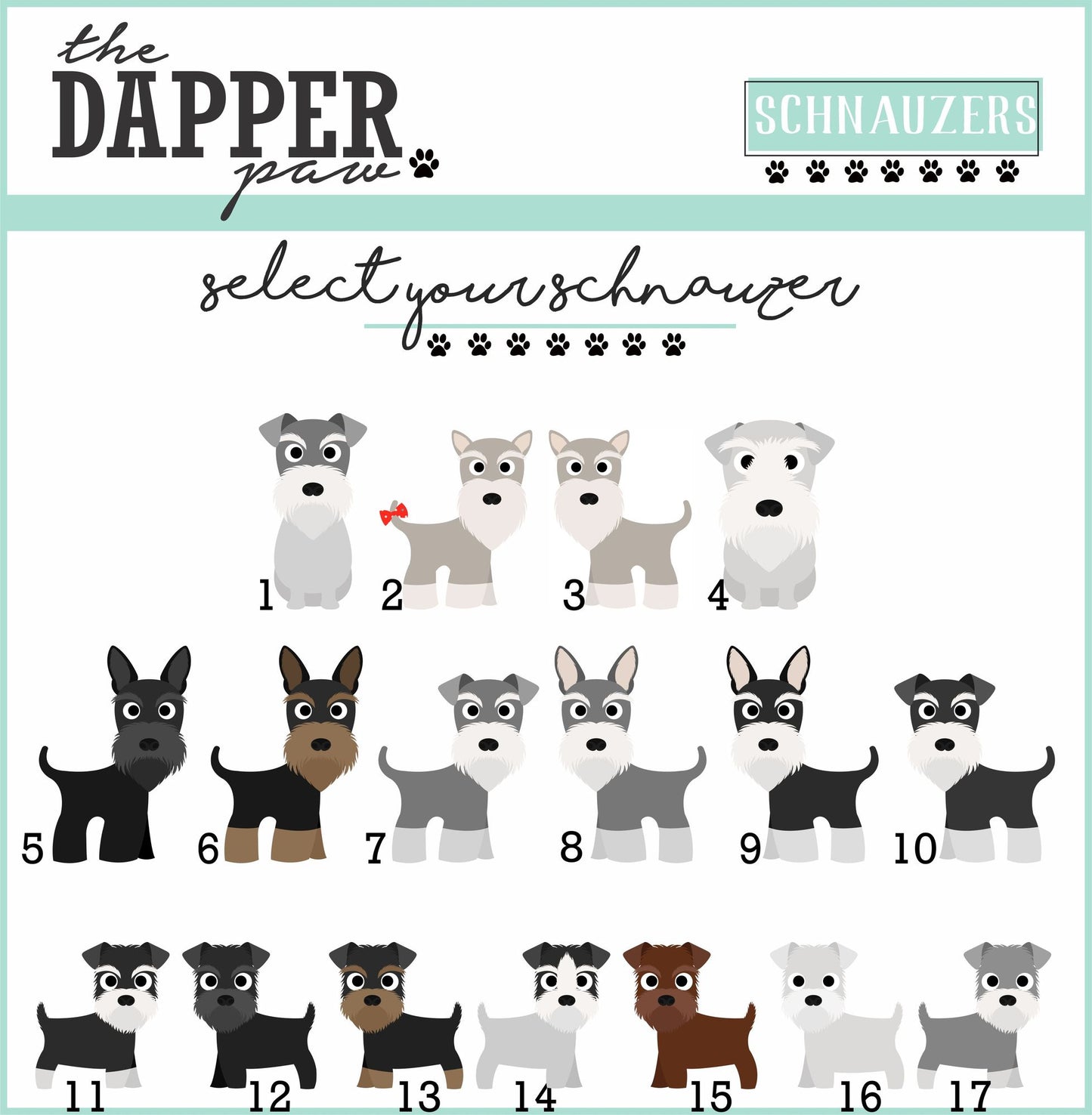 In Memory Of - Single Pet Cartoon Ornament - The Dapper Paw
