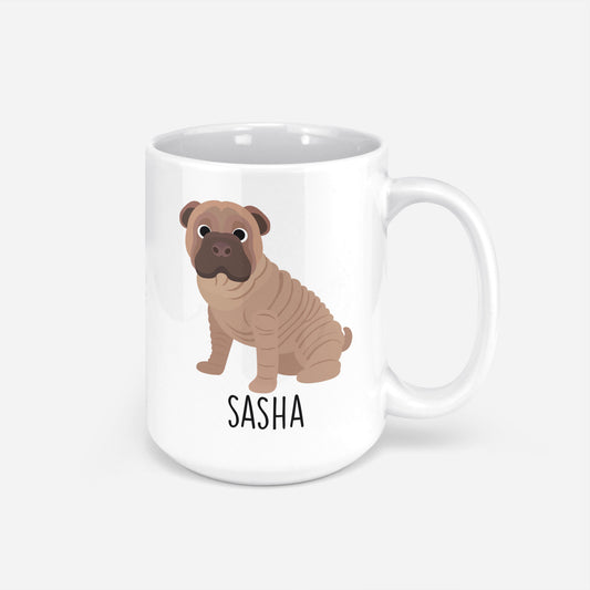 Shar Pei Mug - The Dapper Paw