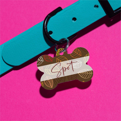 Spot's Leaves Pet ID Tag
