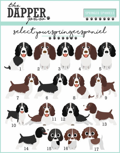 Springer Spaniel Mouse Pad - The Dapper Paw