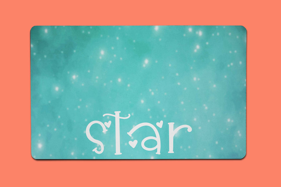 Star Watercolor Placemat