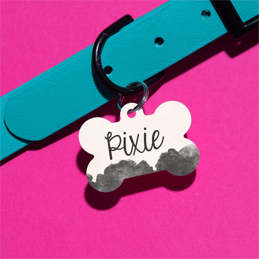 Ink Blot Pet ID Tag - The Dapper Paw